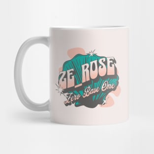 Zero base one Zerose ze rose typography zb1 | Morcaworks Mug